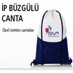 İpli Büzgülü Çanta